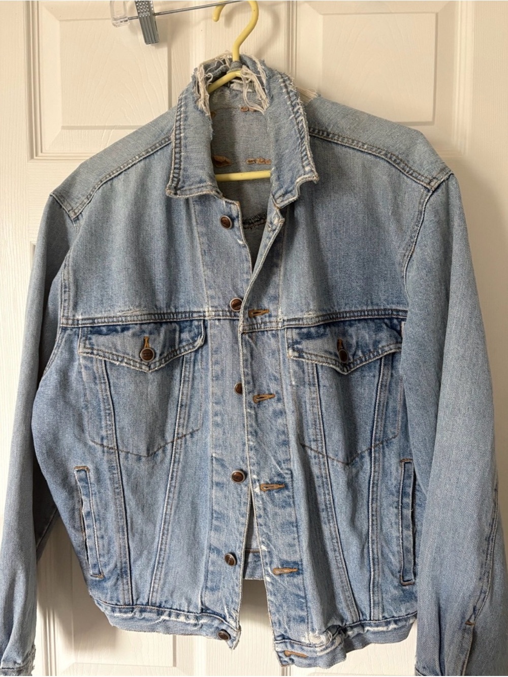 Garage - Light Blue Distressed Denim Jacket